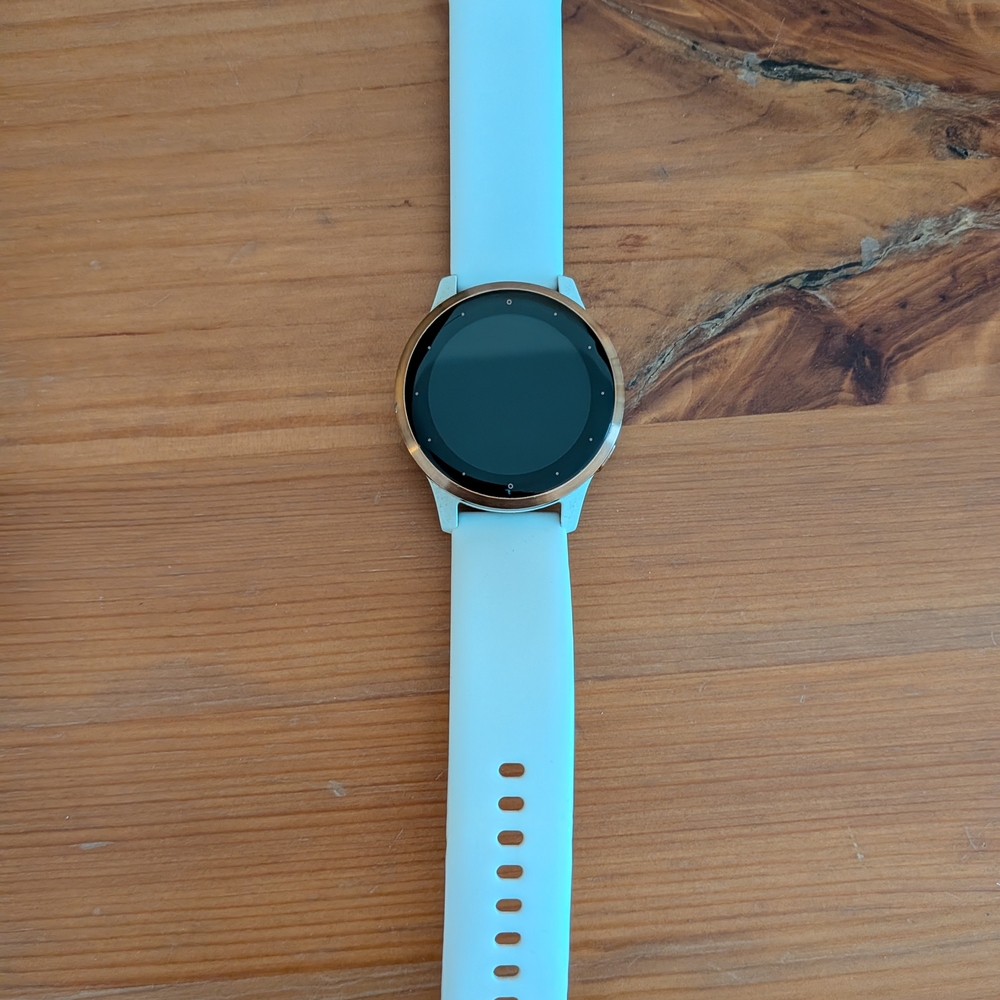 Smart Wearable Watch with White Band